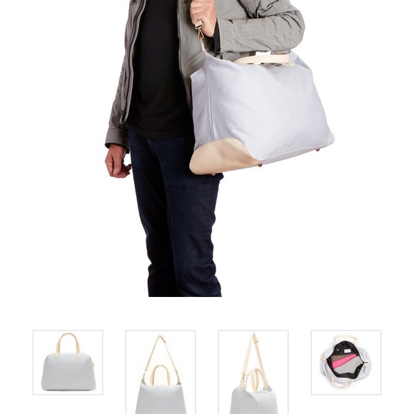 LuluDharma Grey Canvas overnight bag B1 - Picture 6 of 8